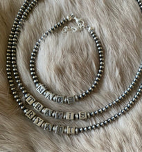 Load image into Gallery viewer, Customizable Navajo Pearl Necklaces *Made to order
