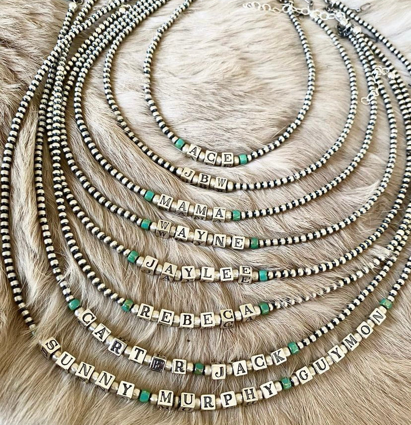 Customizable Navajo Pearl Necklaces *Made to order