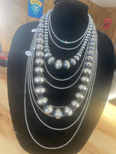 Load image into Gallery viewer, 3mm Navajo pearl necklaces

