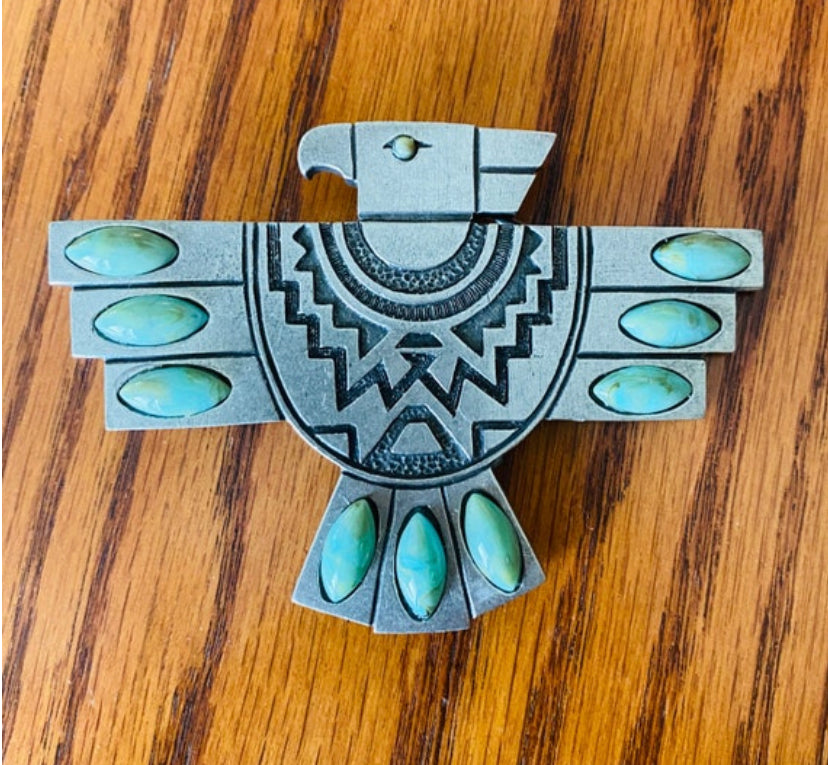 Thunderbird belt buckle sale