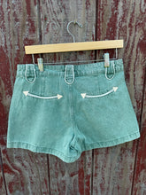 Load image into Gallery viewer, Teal Howdy Hanny Shorts
