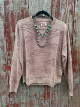 Load image into Gallery viewer, Mauve Cowboy Hat Sweater
