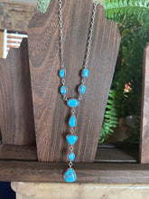 Load image into Gallery viewer, Whitewater Turquoise Lariat
