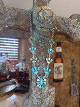 Load image into Gallery viewer, Mixed Turquoise Cluster Necklace
