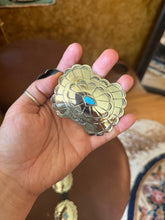 Load image into Gallery viewer, Nickel Silver Concho Belt
