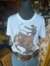 Load image into Gallery viewer, Cropped Bronc Rider Tee
