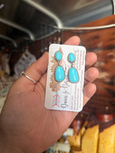 Load image into Gallery viewer, Sleeping Beauty Turquoise Earrings

