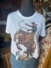 Load image into Gallery viewer, Cropped Bronc Rider Tee
