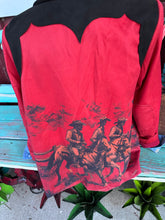 Load image into Gallery viewer, Red Vintage Cowboy Suede Blazer
