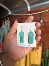Load image into Gallery viewer, Turquoise Slab Earrings
