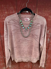 Load image into Gallery viewer, Mauve Cowboy Hat Sweater

