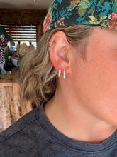 Load image into Gallery viewer, Sterling silver Hoop Earrings
