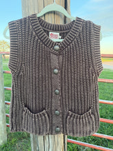 Load image into Gallery viewer, Brown Knit Vest
