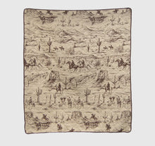 Load image into Gallery viewer, Wild West Throw Blanket
