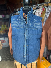 Load image into Gallery viewer, Boot Stitch Denim Vest
