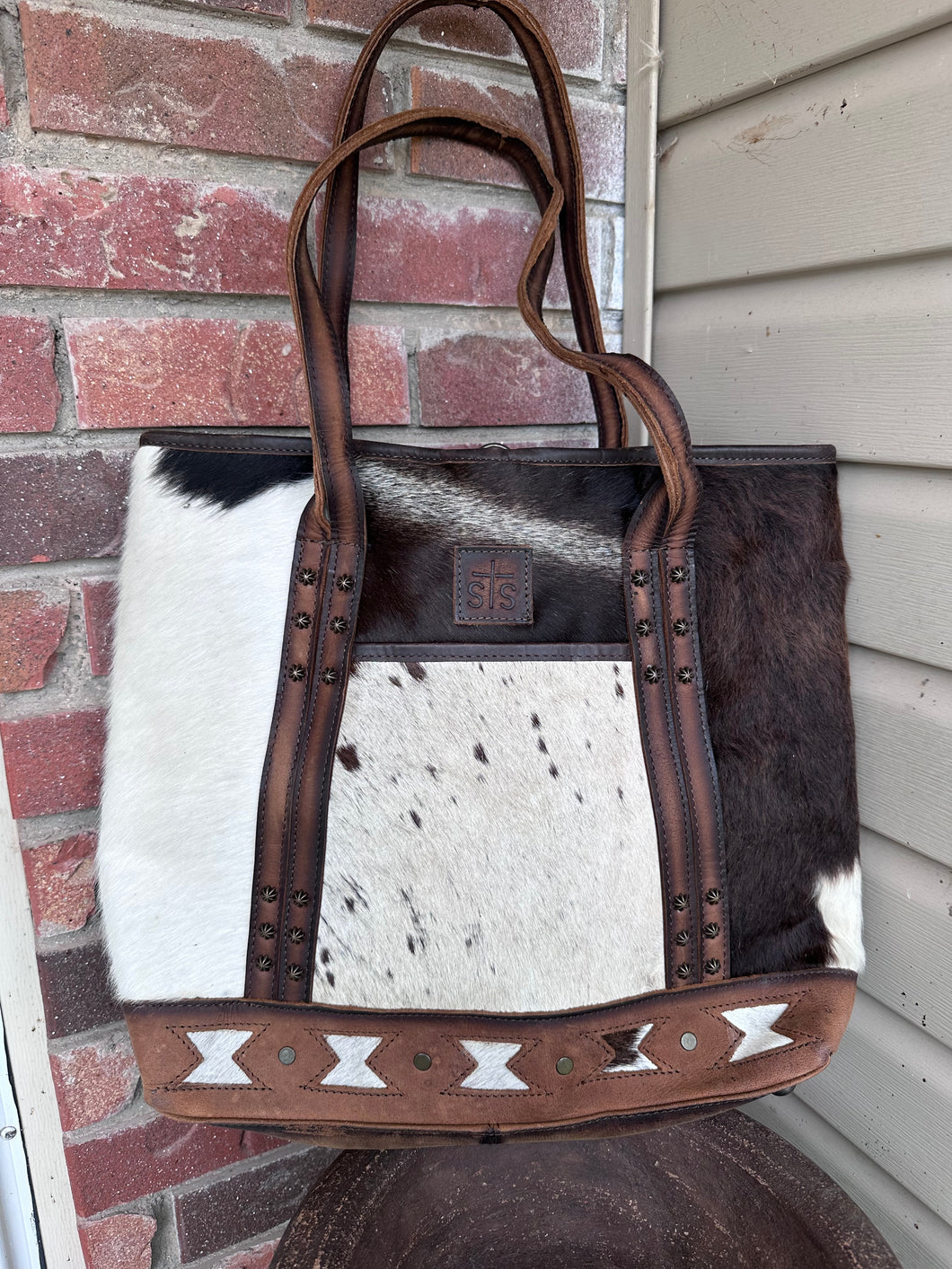 Roswell Cowhide Tote