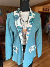 Load image into Gallery viewer, Turquoise Blazer

