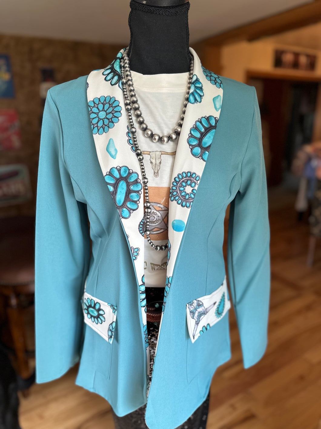 Turquoise Blazer