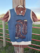 Load image into Gallery viewer, Boot Sweater Vest
