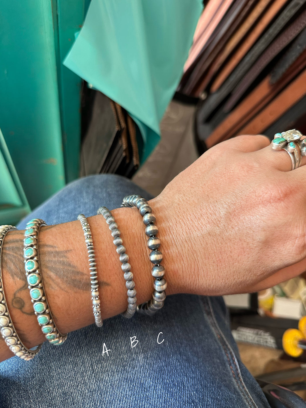 Navajo Pearl Bracelets
