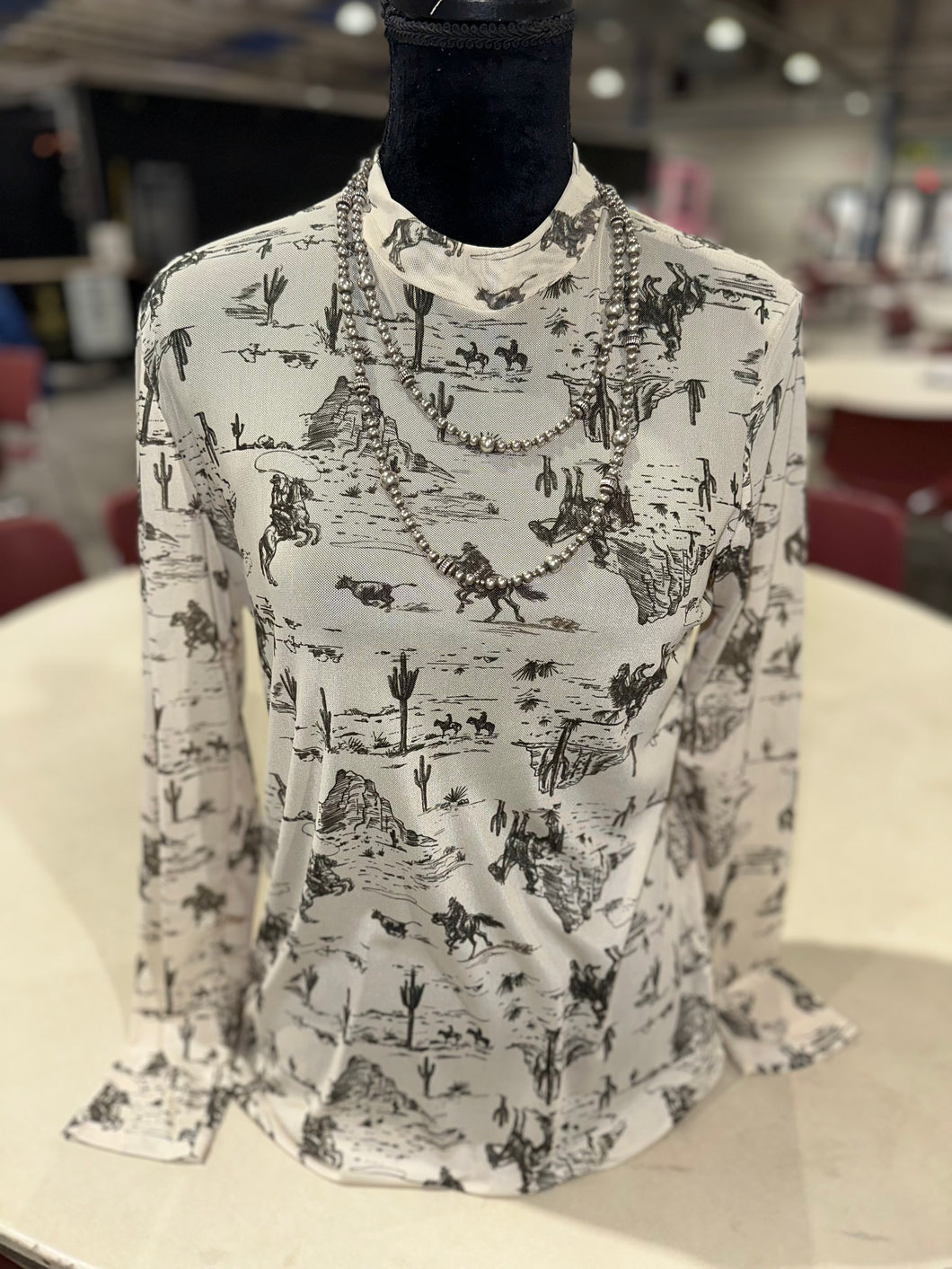 Wild West Mesh Top