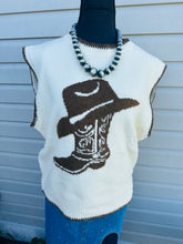 Load image into Gallery viewer, Boot Sweater Vest
