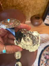 Load image into Gallery viewer, Nickel Silver Concho Belt
