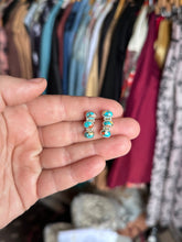 Load image into Gallery viewer, Triple Stone Post Earrings
