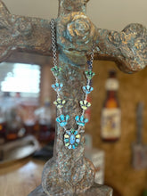 Load image into Gallery viewer, Mixed Turquoise Cluster Necklace
