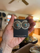 Load image into Gallery viewer, Large Concho Post Earrings
