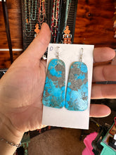 Load image into Gallery viewer, Turquoise Slab earrings
