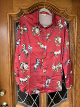 Load image into Gallery viewer, Satin Button Down Blouse
