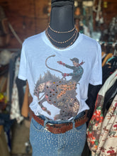 Load image into Gallery viewer, Cropped Bronc Rider Tee
