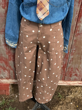 Load image into Gallery viewer, Polka Dot Barrel Jeans
