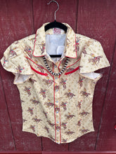 Load image into Gallery viewer, Howdy Hanny Short Sleeve Pearl Snap
