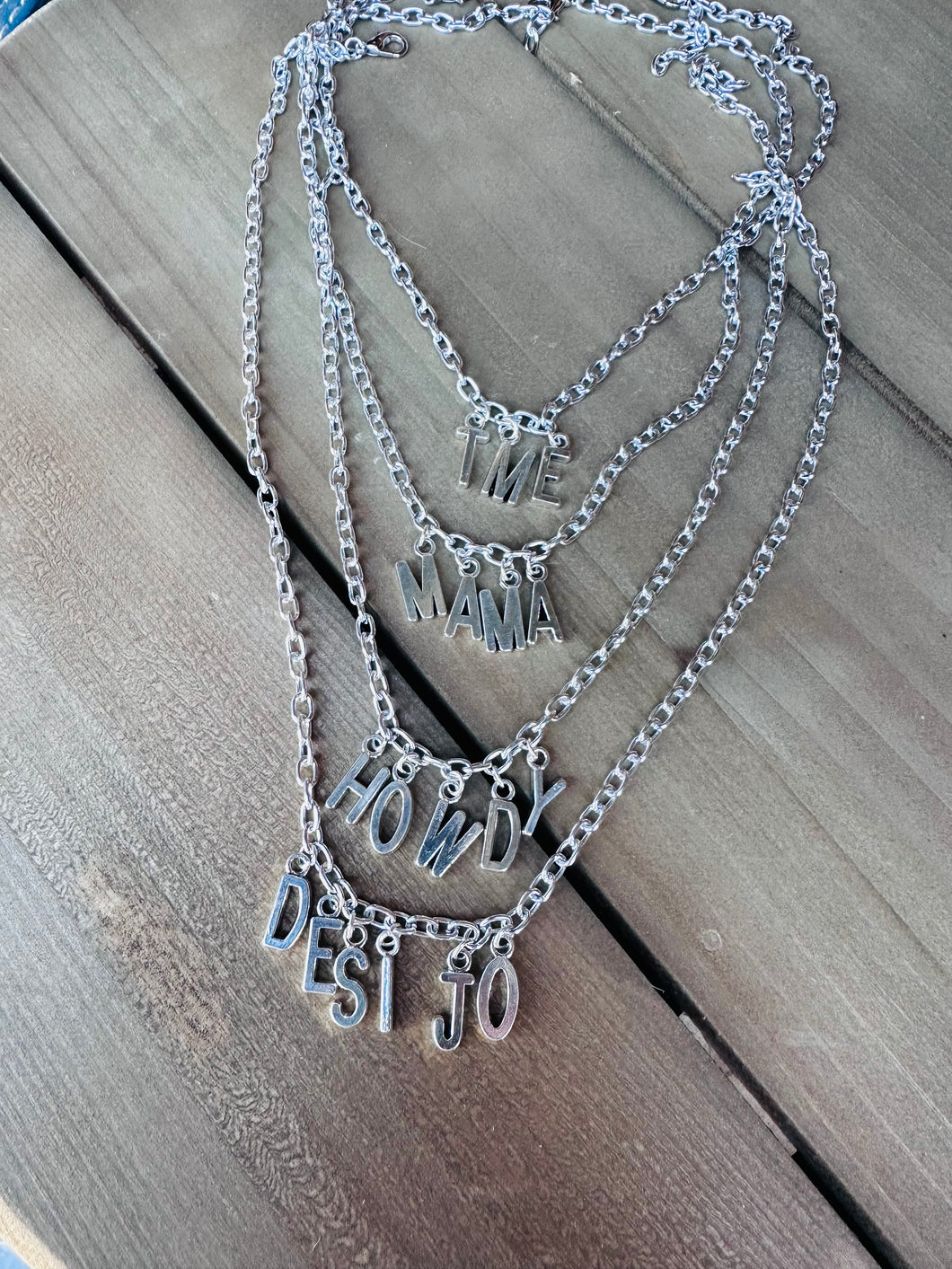 Customizable Letter Necklaces