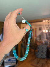 Load image into Gallery viewer, 22" Old Pawn Graduated Turquoise Necklace
