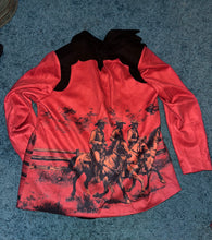 Load image into Gallery viewer, Red Vintage Cowboy Suede Blazer
