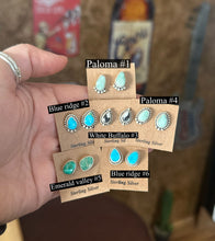 Load image into Gallery viewer, Turquoise post earrings
