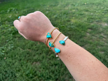 Load image into Gallery viewer, Turquoise Cuffs Gold &amp; Silver
