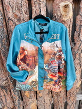 Load image into Gallery viewer, Wild West Suede Bomber Jacket
