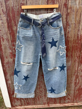 Load image into Gallery viewer, Plus Size Star Barrel Jeans
