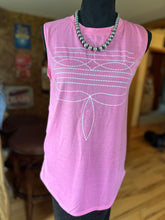 Load image into Gallery viewer, Pink Boot Stitch Tank
