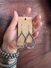 Load image into Gallery viewer, Navajo Pearl Teardrop Earrings
