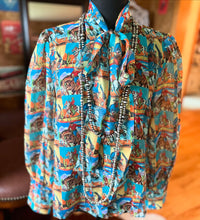 Load image into Gallery viewer, Howdy Hanny Button Up Blouse
