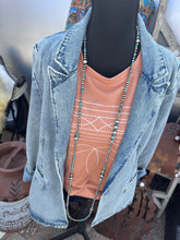Load image into Gallery viewer, 60&quot; Navajo Pearl and Turquoise Necklace
