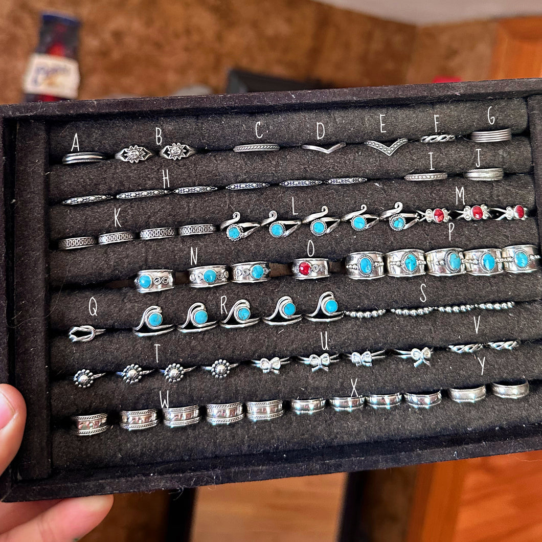 Sterling Silver Toe Rings