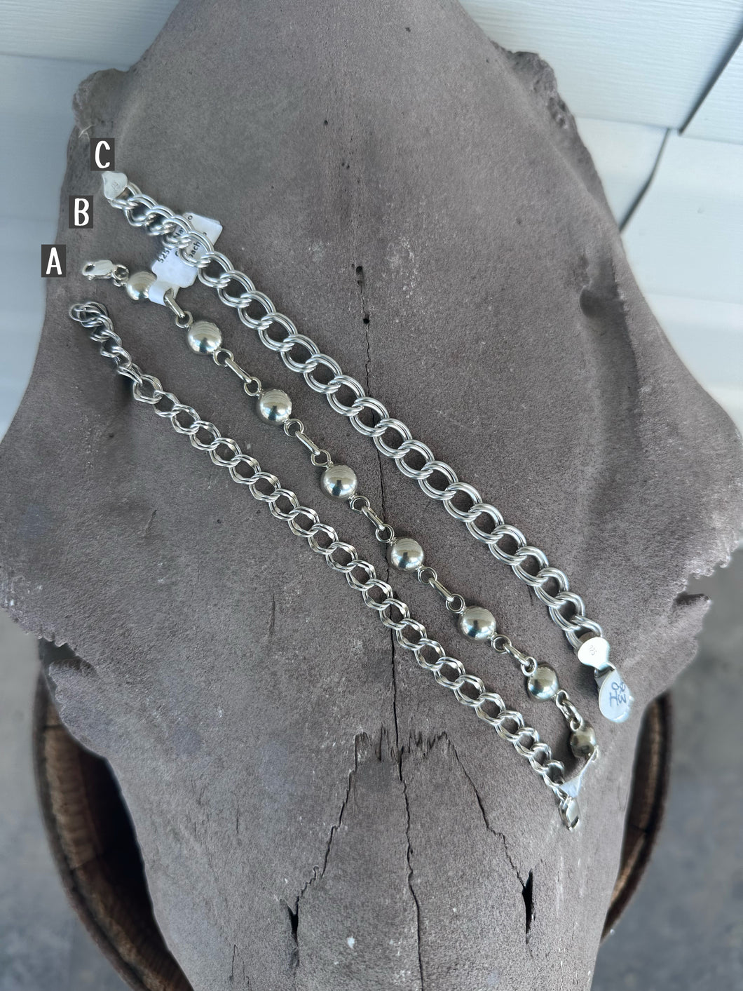 Sterling Silver Chain Bracelets