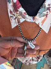 Load image into Gallery viewer, Green Turquoise Blossom Pendant
