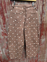 Load image into Gallery viewer, Polka Dot Barrel Jeans
